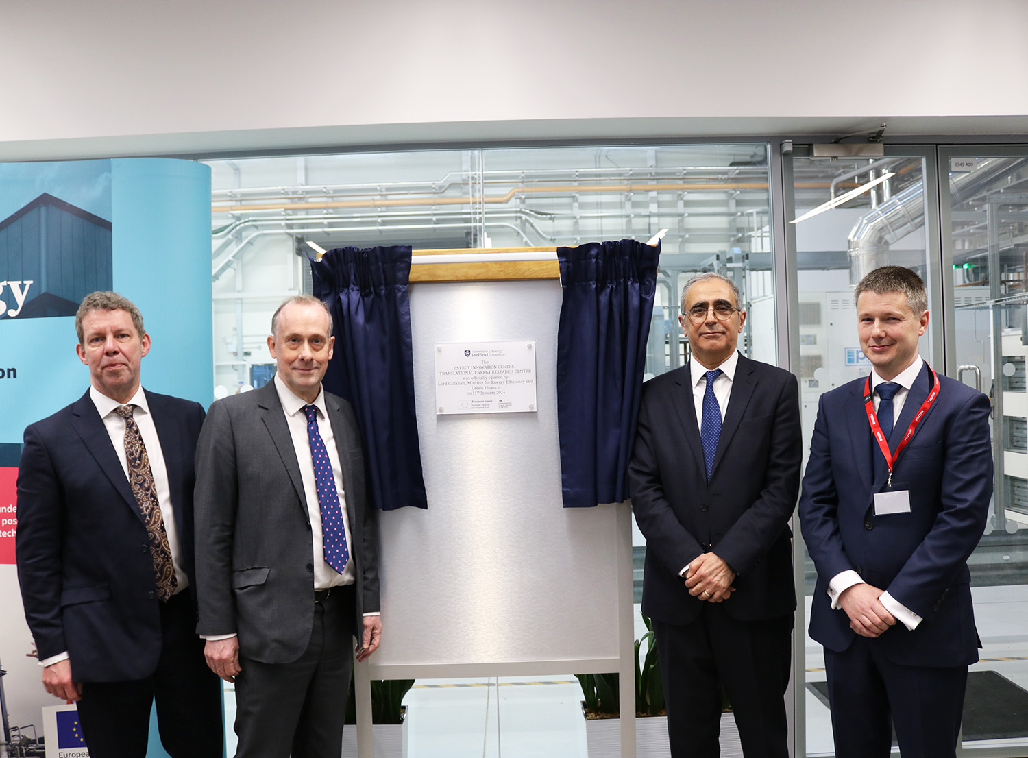 University of Sheffield Energy Innovation Centre, with Boeing as a founding member, opened by Lord Callanan