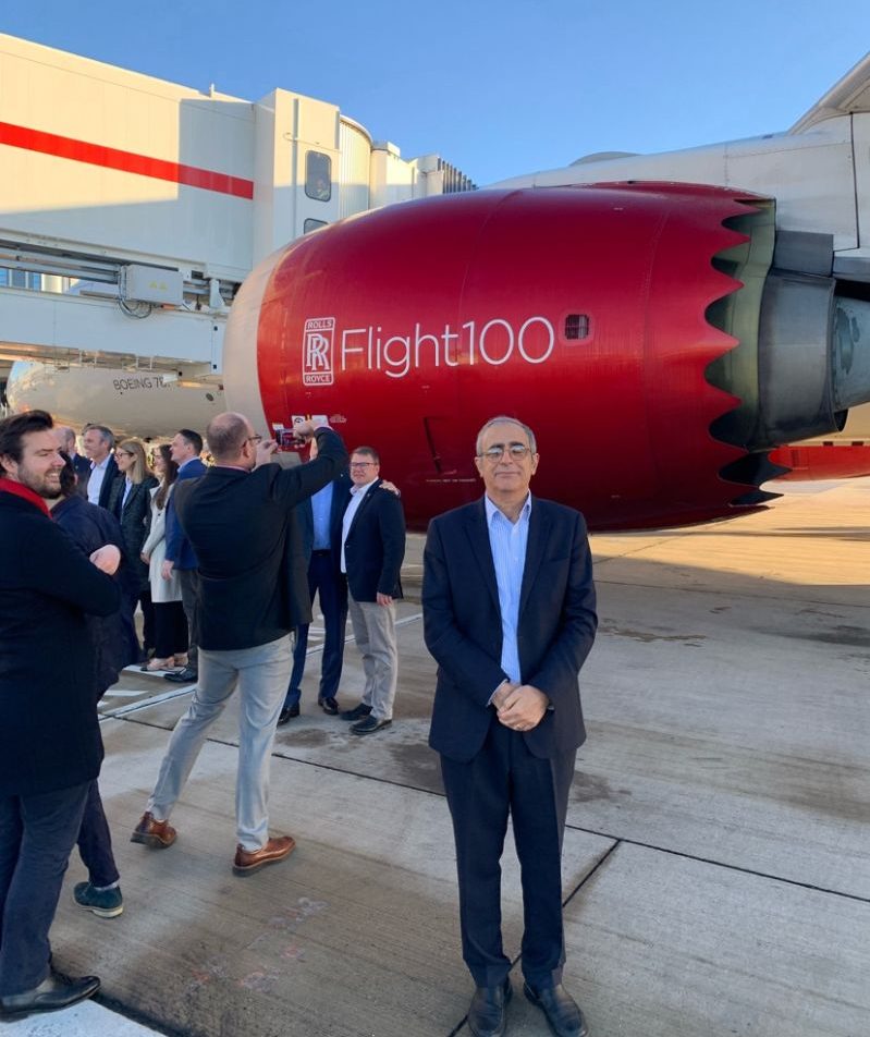 World-first transatlantic flight using sustainable aviation fuel takes off